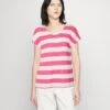 Vero Moda Vmwide Stripe - T-Shirt Print - Snow White/Pink Yarrow -Vero Moda Winkel 00cac739a2fa40359b6126ab2369f493