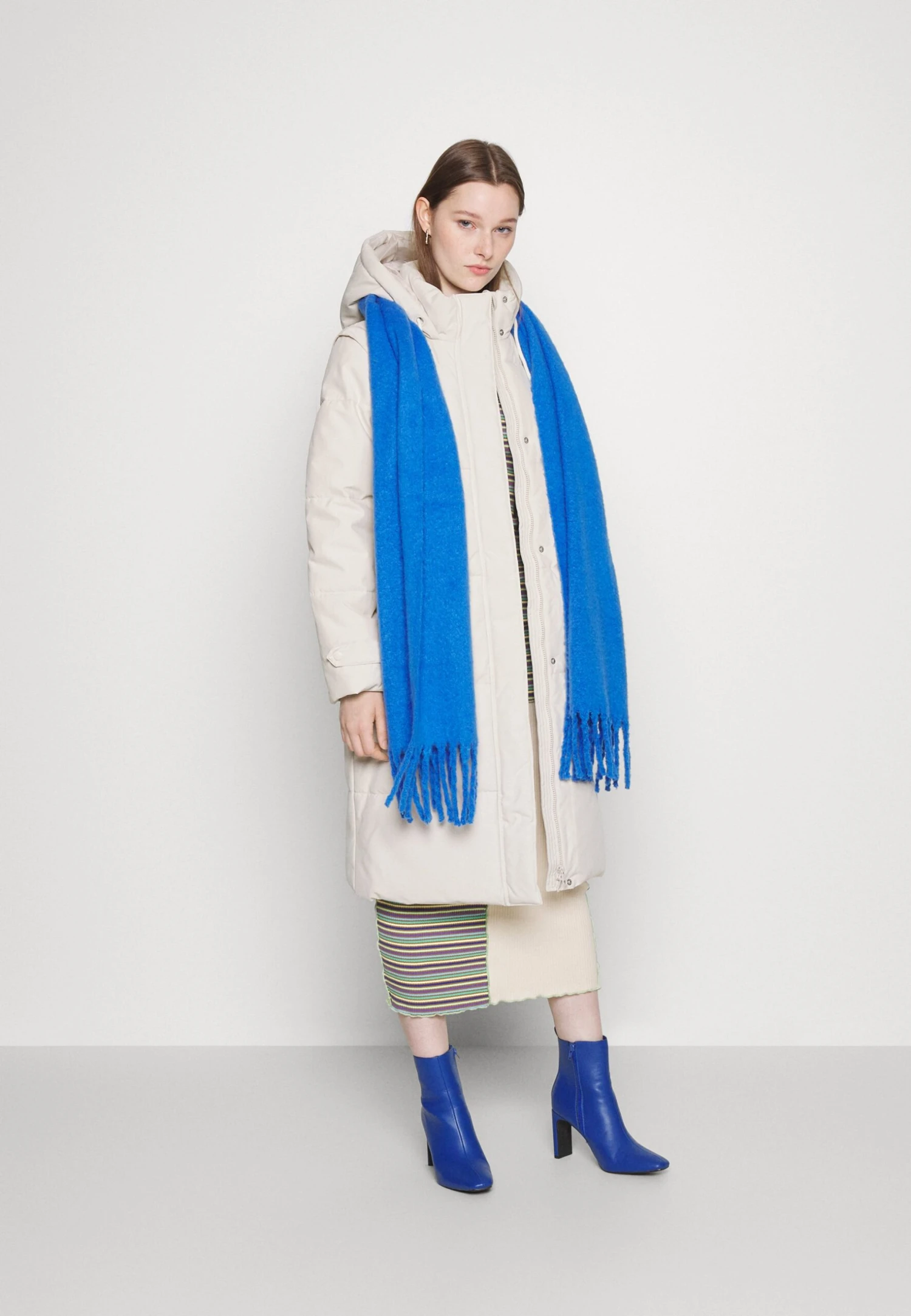 Vero Moda Vmmargaret Long Coat - Winterjas - Oatmeal 4 Vero Moda Vmmargaret Long Coat - Winterjas - Oatmeal - Afbeelding 2