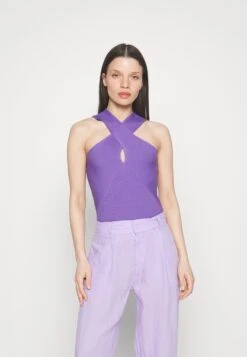 Vero Moda Petite Vmgloria Cross Over Strap - Top - Purple -Vero Moda Winkel 0415d83b0ea0485fac5afe77bd89ae36