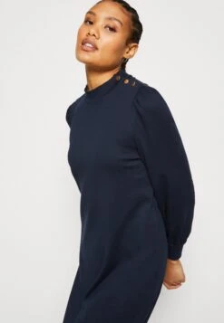 Vero Moda Vmlianna Short Button Dress - Jerseyjurk - Navy Blazer -Vero Moda Winkel 07d8e731537045fcab785a3218e132c5