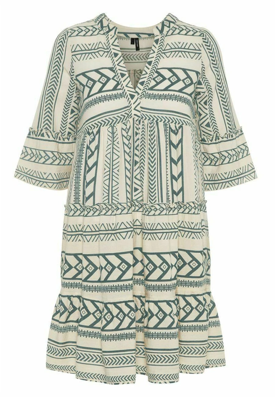 Vero Moda Vmdicthe - Jurk - Mottled Light Grey 7 Vero Moda Vmdicthe - Jurk - Mottled Light Grey - Afbeelding 5