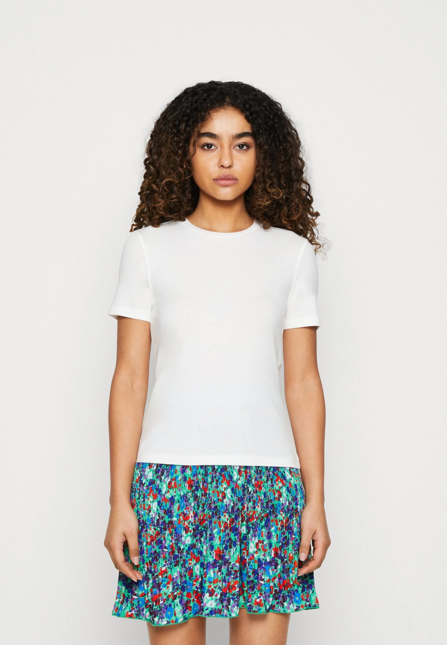 Vmdelani Ss O-Neck Tee Vma - T-Shirt Basic - Snow White 3 Vmdelani Ss O-Neck Tee Vma - T-Shirt Basic - Snow White