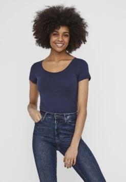 Vero Moda 2 Pack - T-Shirt Basic - Blue -Vero Moda Winkel 0e537f30809b4c5ca3ed8cac04773c5a