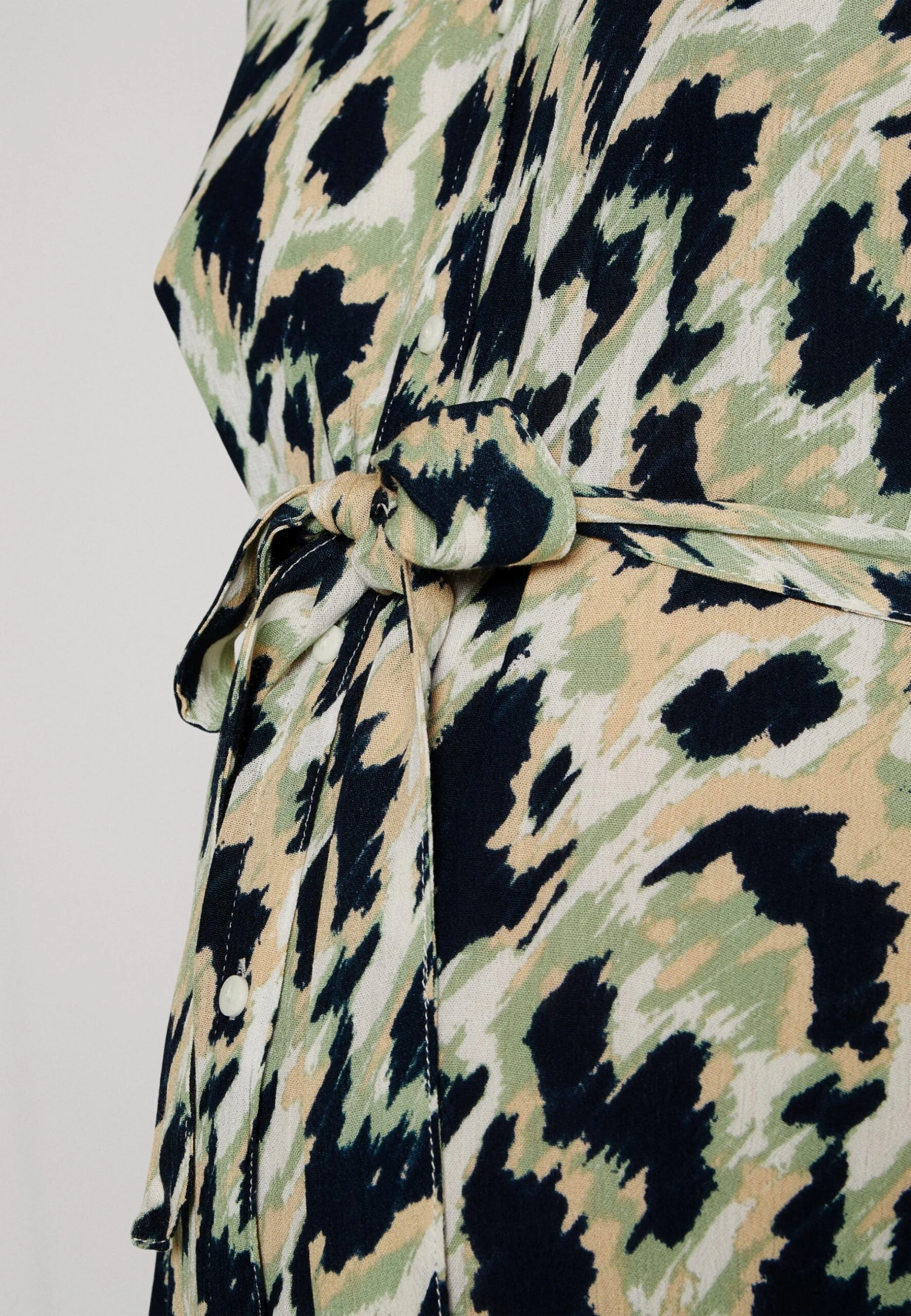 Vmmmenny Calf Shirt Dress- Blousejurk - Navy Blazer 7 Vmmmenny Calf Shirt Dress- Blousejurk - Navy Blazer - Afbeelding 5