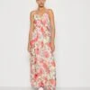 Vero Moda Vmwonda Wrap Dress - Maxi-Jurk - Wood Ash/Ibi Red