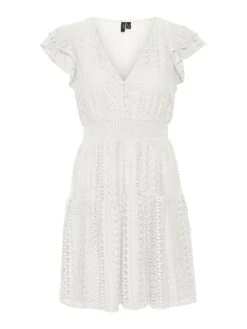 Vero Moda Short Dress - Jurk - Snow White