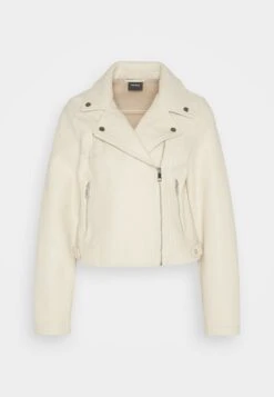 Vero Moda Vmpop Short Biker Jacket - Lichte Jas - Oatmeal Melange -Vero Moda Winkel 13f6ad5328eb4370bfab8d74df64c2a5