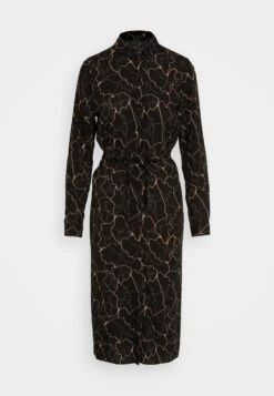 Vero Moda Vmanna Calf Shirt Dress - Blousejurk - Black/Esta -Vero Moda Winkel 18d835c25e5b427784589ed2bfc6e09b