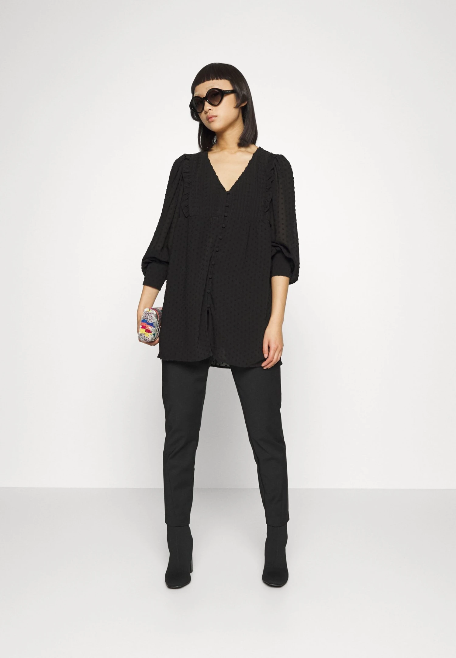 Vero Moda Petite Vmvictoria Ankle Pants - Broek - Black 4 Vero Moda Petite Vmvictoria Ankle Pants - Broek - Black - Afbeelding 2