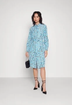 Vero Moda Petite Vmnya Catch Shirt Dress - Blousejurk - Little Boy Blue/Nuna