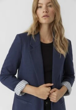 Vero Moda Langer - Halflange Jas - Navy Blazer -Vero Moda Winkel 1a53b442e4d14aaeb7d0aee9173ad8a5
