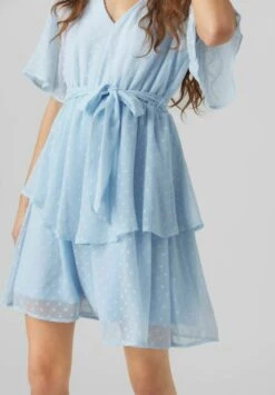 Vero Moda Mini - Jurk - Cerulean -Vero Moda Winkel 1b282fc09c984ecc89f514807f23fac1