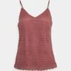 Vero Moda Tall Vmhoney Singlet - Top - Rose Brown