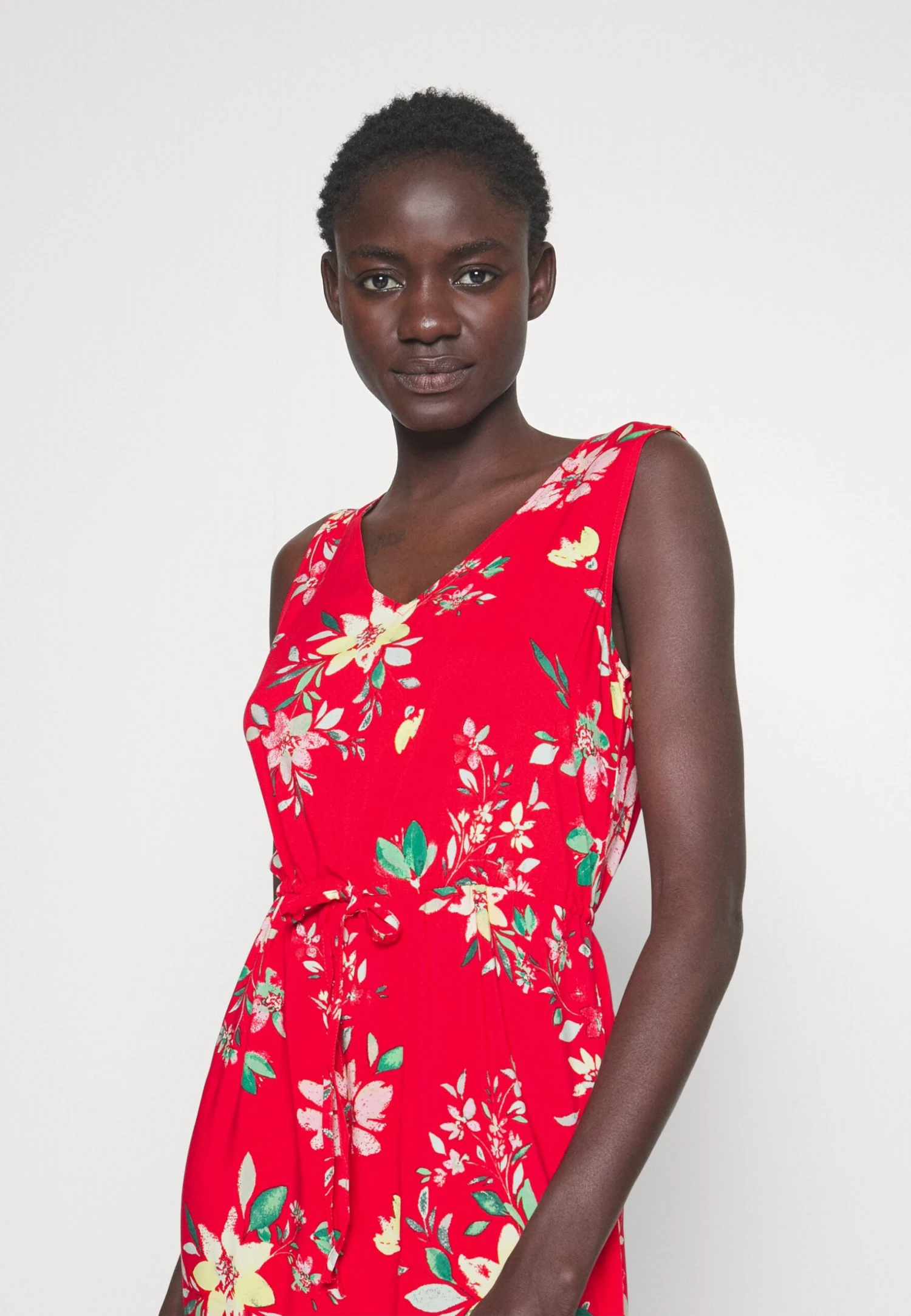 Vero Moda Tall Vmeasy Tank Dress - Maxi-Jurk - Goji Berry/Tika 6 Vero Moda Tall Vmeasy Tank Dress - Maxi-Jurk - Goji Berry/Tika - Afbeelding 4