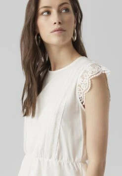 Vero Moda Vmcaia- T-Shirt Print - Snow White -Vero Moda Winkel 21ea61e2d7264a369e49d7ab6648f5ed