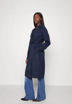 Vero Moda Tall Vmlou Long- Trenchcoat - Navy Blazer -Vero Moda Winkel 22b539e2c38842189843984c68a1dc08