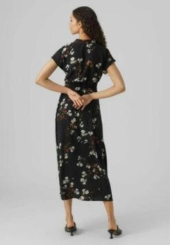 Vero Moda Vmnewhallie Long Tie Dress - Blousejurk - Black -Vero Moda Winkel 22b88de7faad46128633018126622ae5