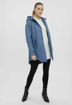 Vero Moda Tepp - Mantel - China Blue -Vero Moda Winkel 246cac6378314646b670fb97de813b4e