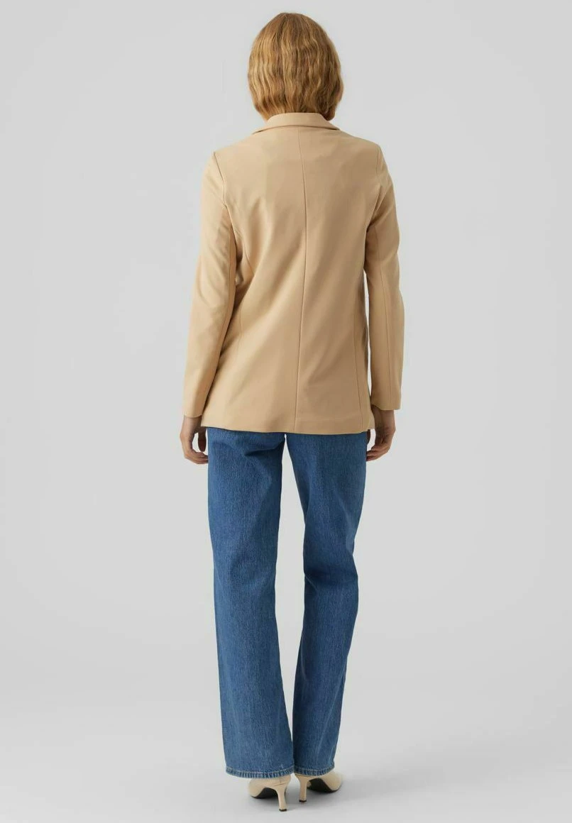 Vero Moda Halflange Jas - Irish Cream 5 Vero Moda Halflange Jas - Irish Cream - Afbeelding 3