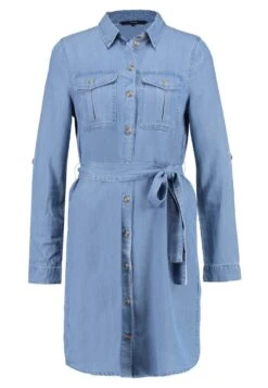 Vero Moda Vmmia Ls Regular Shirt Dress Ga - Spijkerjurk - Light Blue Denim 14 Vero Moda Vmmia Ls Regular Shirt Dress Ga - Spijkerjurk - Light Blue Denim -Vero Moda Winkel 262b6bc400ca48f5b5df94d8a1e340db