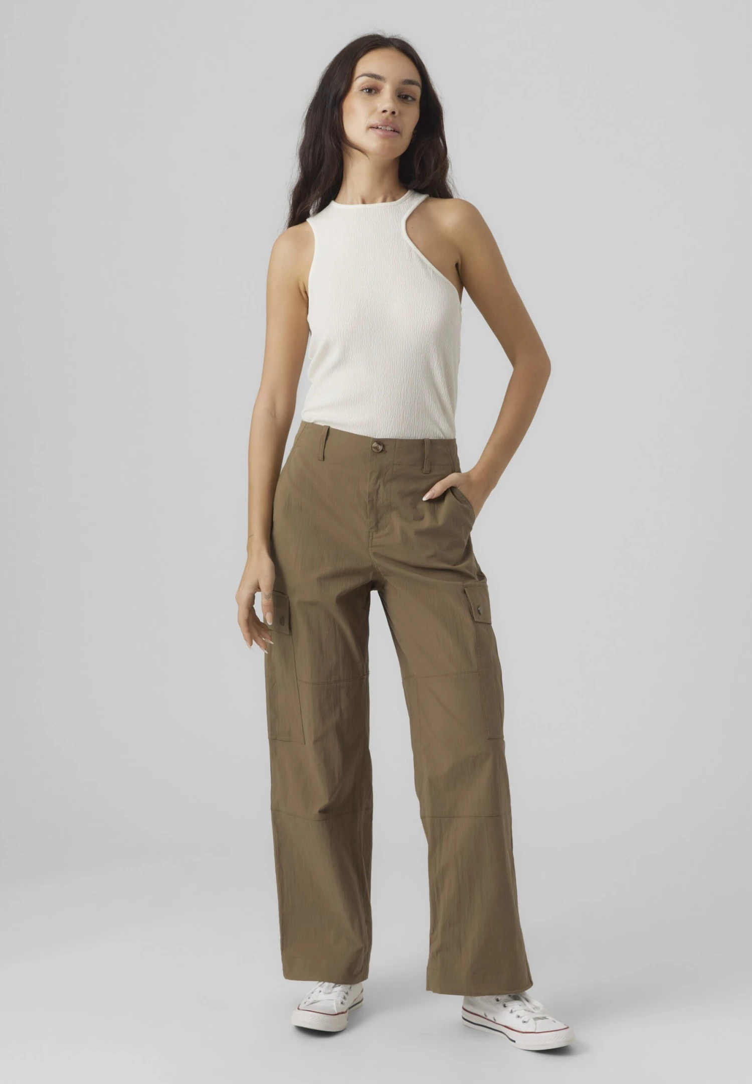 Vero Moda Riley Mr Cargo- Cargobroek - Capers 4 Vero Moda Riley Mr Cargo- Cargobroek - Capers - Afbeelding 2