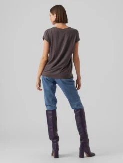 Vero Moda Vmava Plain Ss Gajrs Noos - T-Shirt Basic - Asphalt -Vero Moda Winkel 2a575914d71d498c84b1a05178b09ba0