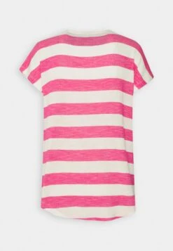 Vero Moda Vmwide Stripe - T-Shirt Print - Snow White/Pink Yarrow -Vero Moda Winkel 2c8a0118af034a4ca95780e5edcde858