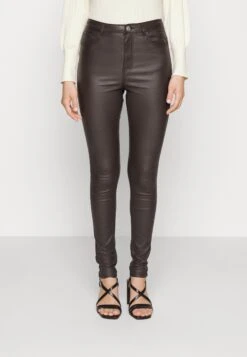Vero Moda Vmsophia Coated Jeans - Broek - Coffee Bean