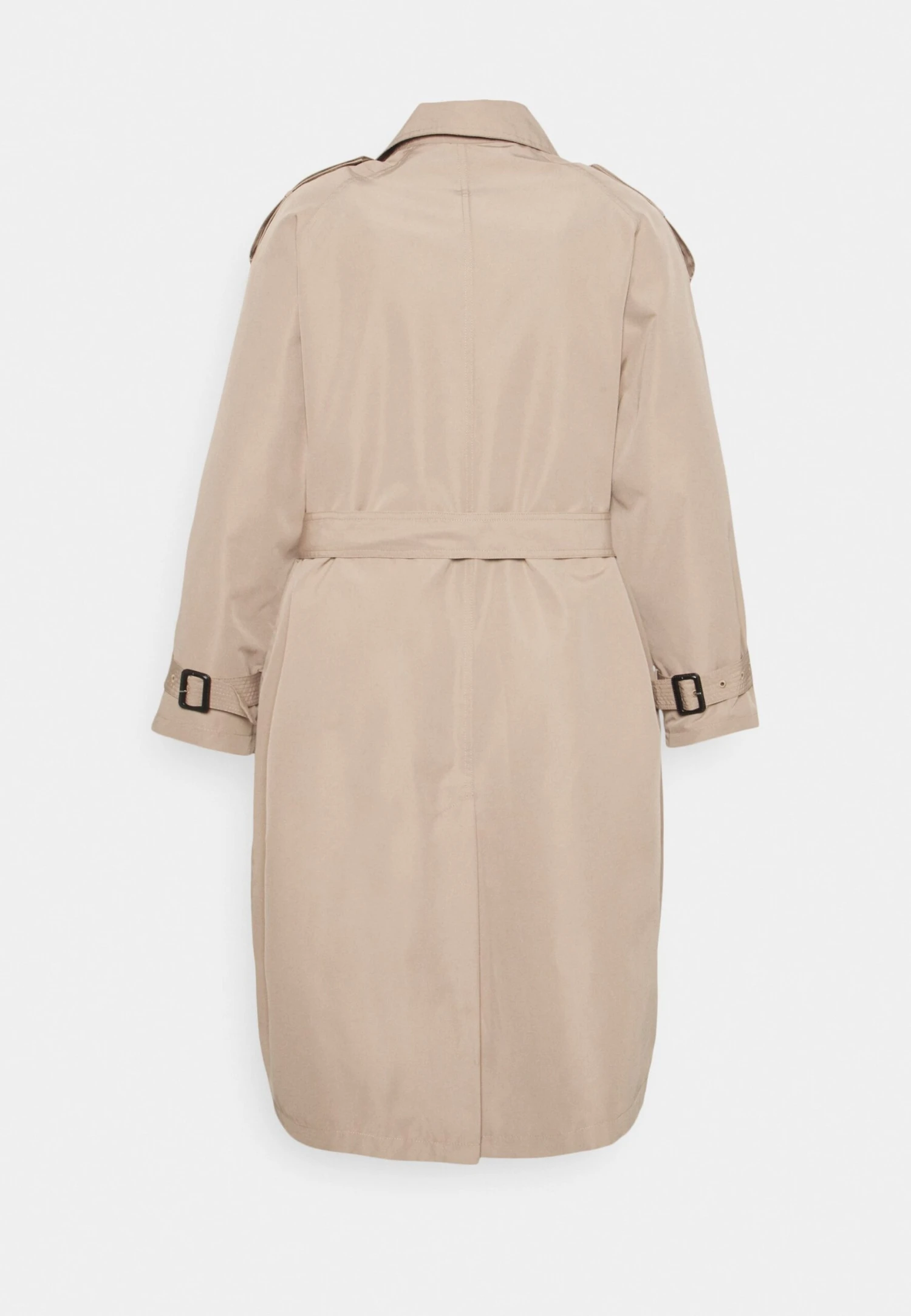 Vero Moda Curve Vmramonna - Trenchcoat - Silver Mink 4 Vero Moda Curve Vmramonna - Trenchcoat - Silver Mink - Afbeelding 2