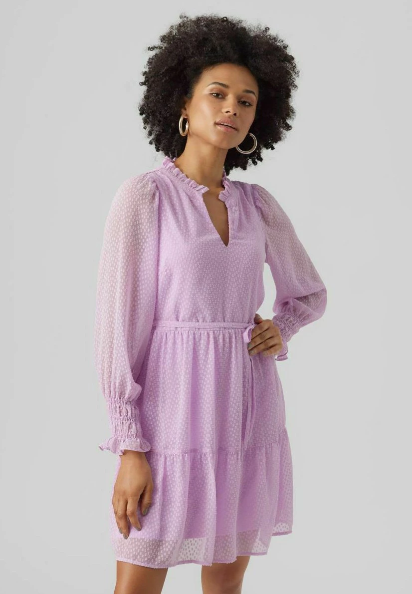 Vero Moda Minikleid - Jurk - Orchid Bloom 3 Vero Moda Minikleid - Jurk - Orchid Bloom
