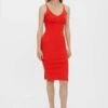Vero Moda Etui-Jurk - Spicy Orange 2 Vero Moda Etui-Jurk - Spicy Orange -Vero Moda Winkel 3035d498fe304bd38d77095c4191521a