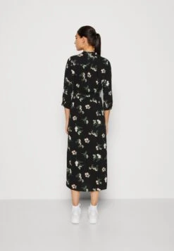 Vero Moda Vmeasy 3/4 Long Shirt Dress - Blousejurk - Black/Ann -Vero Moda Winkel 316bfcf0f0074f5488d27073368fbf40
