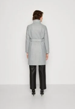 Vero Moda Vmpopally Coat - Mantel - Light Grey Melange -Vero Moda Winkel 3219aa3db5d44ec98e18908673345e82