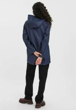 Vero Moda Vmmalou Coated Noos - Parka - Navy Blazer -Vero Moda Winkel 32685742bc254eea952c48300bbde2a4