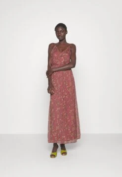 Vero Moda Tall Vmsmilla Singlet Wrap Ankle Dress - Maxi-Jurk - Rose Brown/Vega