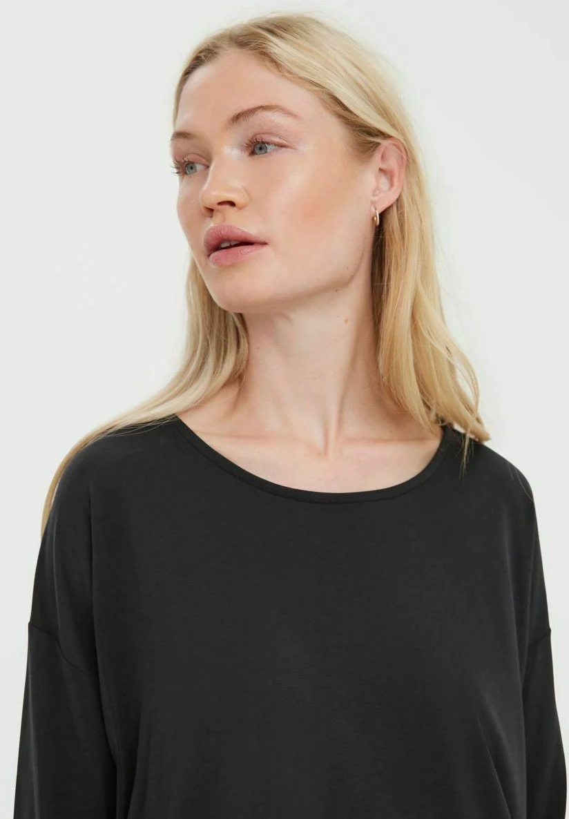 Vero Moda 3/4 Ärmeliges - Longsleeve - Black 6 Vero Moda 3/4 Ärmeliges - Longsleeve - Black - Afbeelding 4