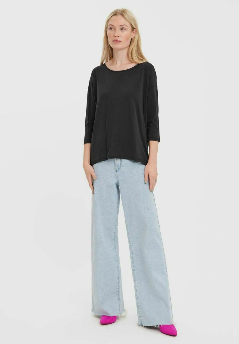 Vero Moda 3/4 Ärmeliges - Longsleeve - Black 4 Vero Moda 3/4 Ärmeliges - Longsleeve - Black - Afbeelding 2