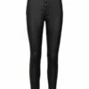 Vero Moda Skinny Fit Mit High Waist Sandy Beschichtete - Broek - Black -Vero Moda Winkel 36de1f25129c4301ae8c2494c28ca3d7