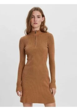 Vero Moda Gebreide Jurk - Tobacco Brown
