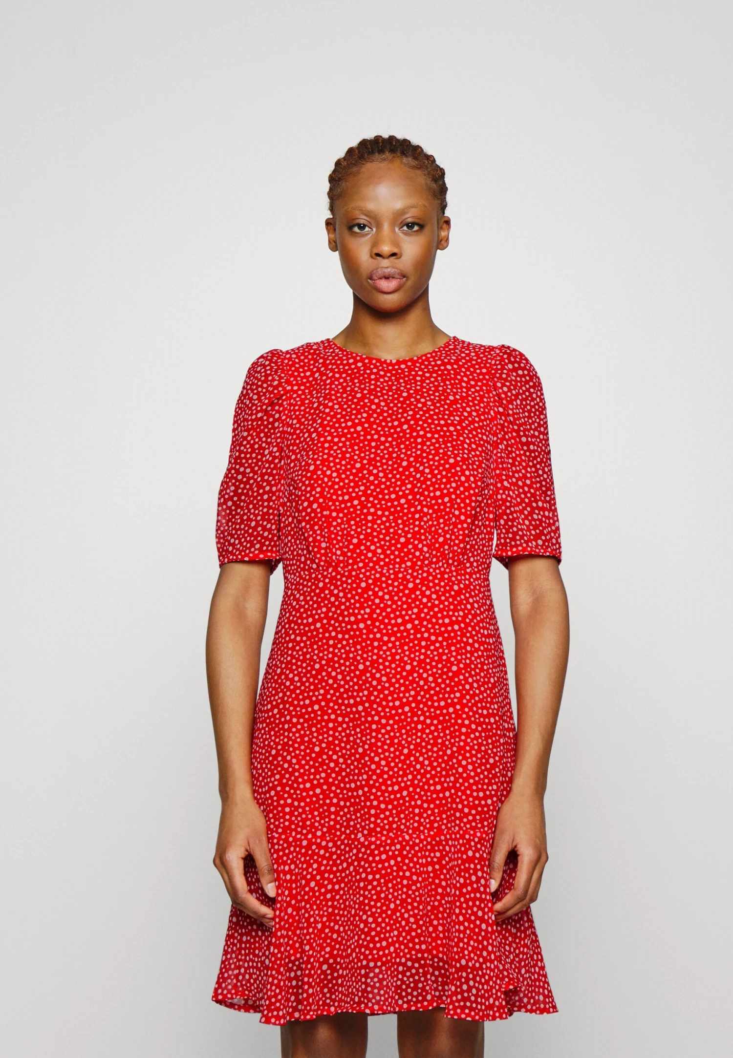 Vero Moda Vmnora Short Dress - Jurk - Goji Berry 3 Vero Moda Vmnora Short Dress - Jurk - Goji Berry