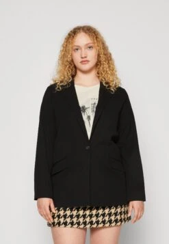 Vero Moda Curve Vmtakialis Solid- Blazer - Black