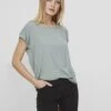 Vero Moda Vmava Plain Ss Gajrs Noos - T-Shirt Basic - Silt Green -Vero Moda Winkel 3be0526b87bd430abf783f21716c9668