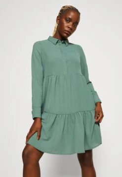 Vero Moda Vminge Knee Dress - Blousejurk - Dark Forest -Vero Moda Winkel 3ccd3856a3af40fa95d79d0b32827b9b