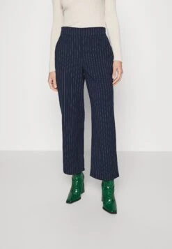Vero Moda Petite Vmcookielis Pant - Broek - Navy Blazer/Birch