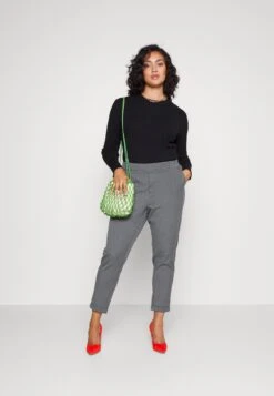 Vero Moda Curve Vmmaya Loose Solid Pant - Broek - Medium Grey Melange -Vero Moda Winkel 3e95e688c9734e34af0c6f967cc1b0bb