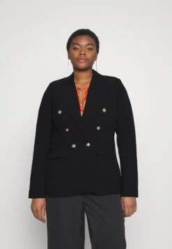 Vero Moda Curve Vmsivsita Fitted - Blazer - Black
