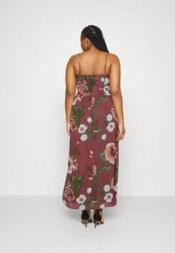 Vero Moda Curve Vmkatniss Maxi Dress- Cocktailjurk - Rose Brown/Katniss -Vero Moda Winkel 419ea782c3064481be3c996da40deb4c