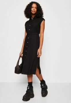 Vero Moda Vmmymilo Calf Shirt Dress - Blousejurk - Black -Vero Moda Winkel 41ad7aa48fa746948819d9f418b38616