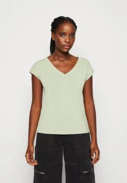 Vero Moda Vmfilli Ss V-Neck Ga Noos - T-Shirt Basic - Reseda