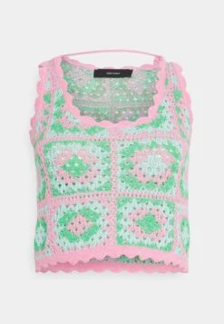 Vero Moda Petite Vmvea - Top - Bright Green/Bonbon/Limpet -Vero Moda Winkel 42659900498a4a28b371290a6a0b37a3